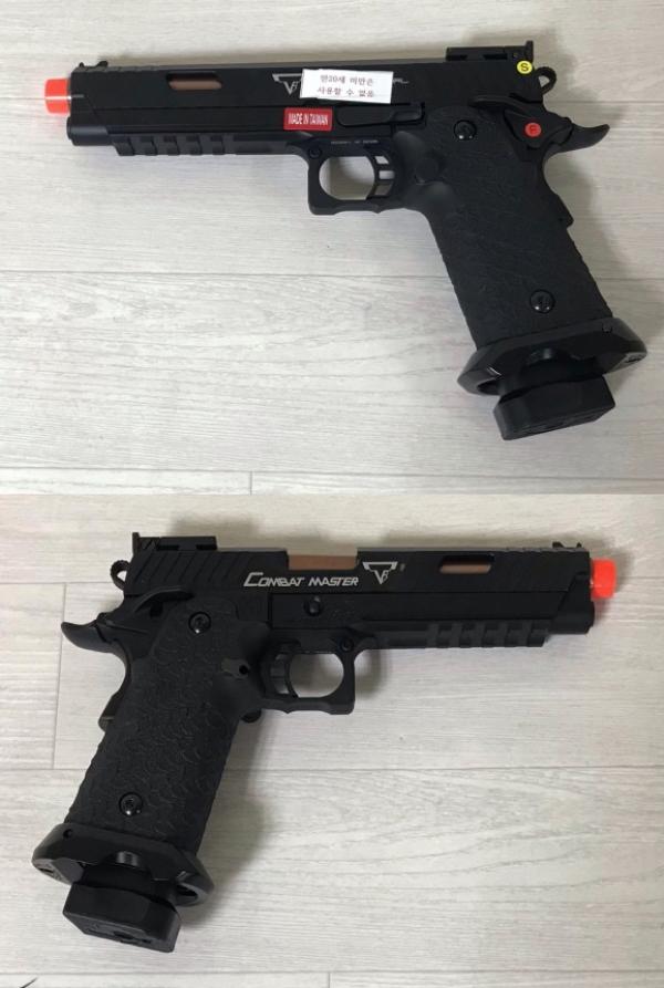 비비탄총 STI/TTI LICENSED JW32011 COMBAT MASTER AIRSOFT TRAINING PISTOL