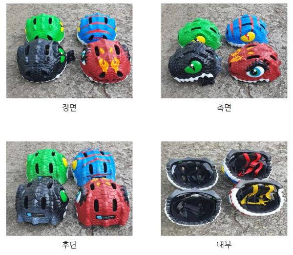 운동용 안전모(자전거·롤러스포츠용) Crazy Safety Bicycle Helmet-Dragon