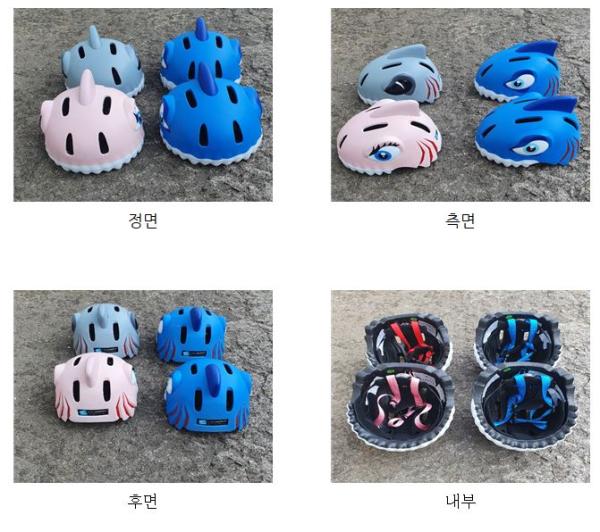 운동용 안전모(자전거·롤러스포츠용 안전모) Crazy Safety Bicycle Helmet-Shark