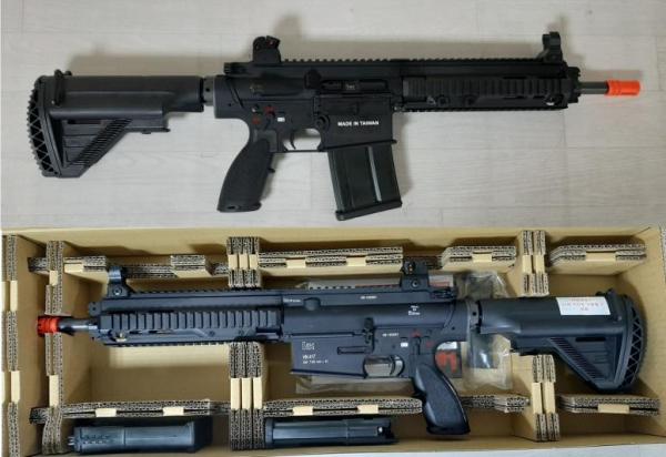 비비탄총 HK417 12 "GBB