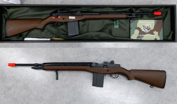 비비탄총 M14 /WOOD TYPE STOCK (BROWN)