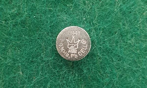 건전지(알칼리·망간 전지) CROWN Button Cell LR41