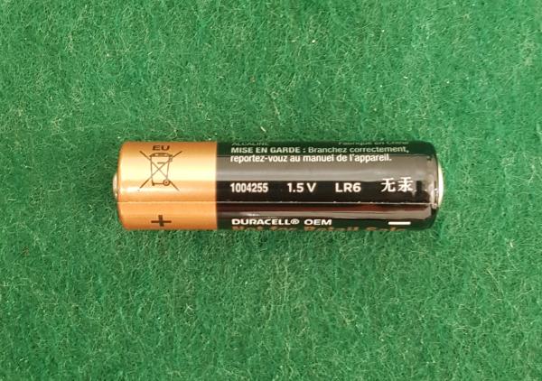 건전지(알칼리·망간 전지) Duracell