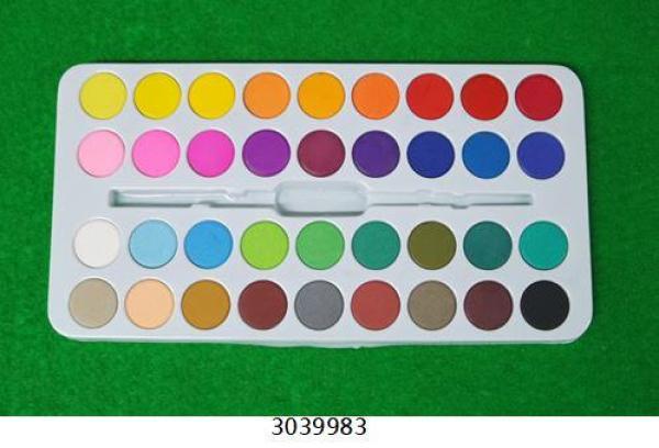 학용품 WATERCOLOR PALET INCL BRUSH 36 COLORS