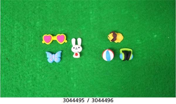 학용품 ERASERS 3 PCS IN STAR / HEART BOX