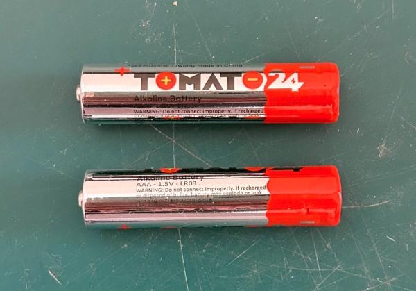 건전지(알칼리·망간 전지) Tomato AAA Alkaline Battery