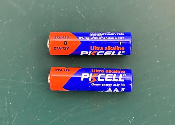 건전지(알칼리·망간 전지) PKCELL 27A 12V Alkaline Battery