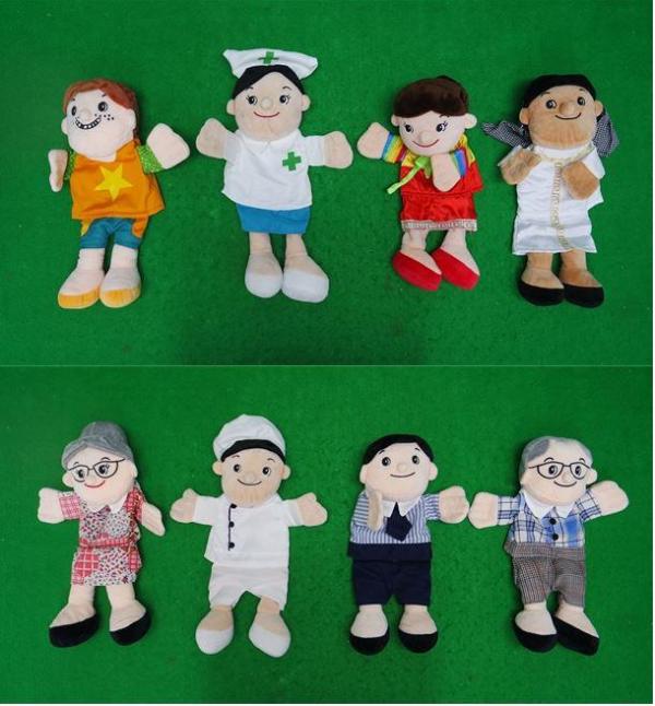 완구 손인형놀이