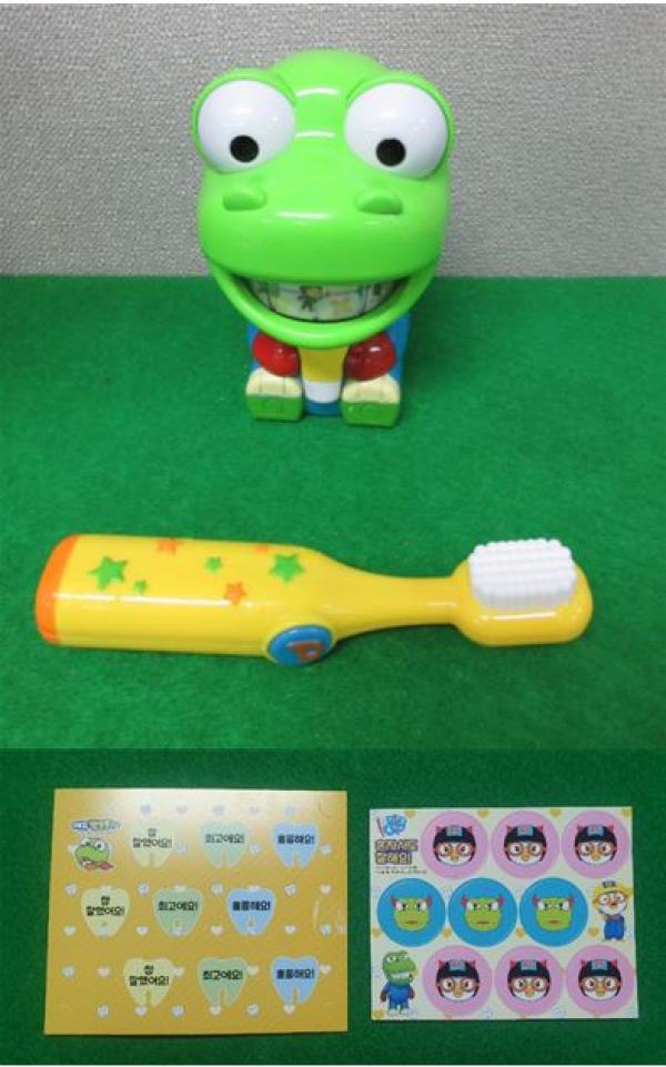 완구 Crong toothbrushing Set