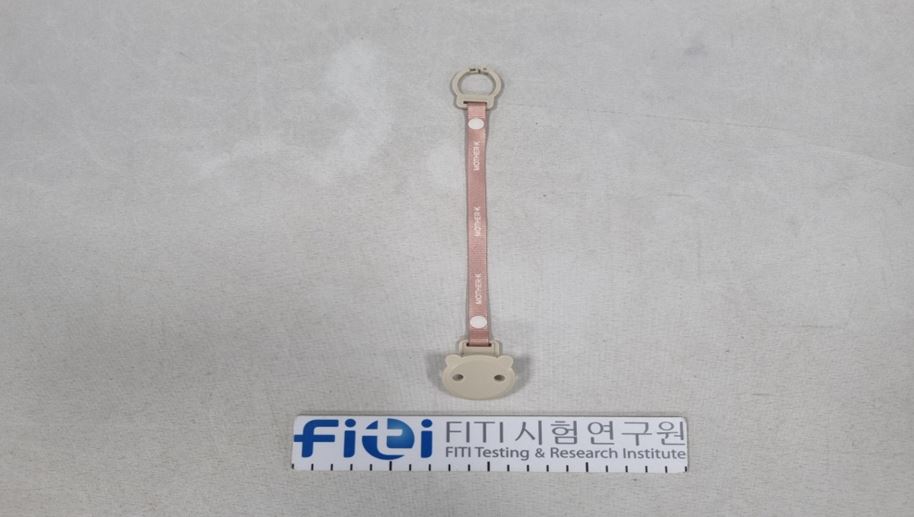 합성수지제 어린이용품 마더케이 쪽쪽이 스트랩 (핑크)